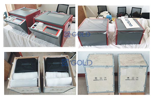 Ipadala ang dalawang set ng GDYJ-502A 80KV Transformer Oil BDV Tester sa Bulgaria