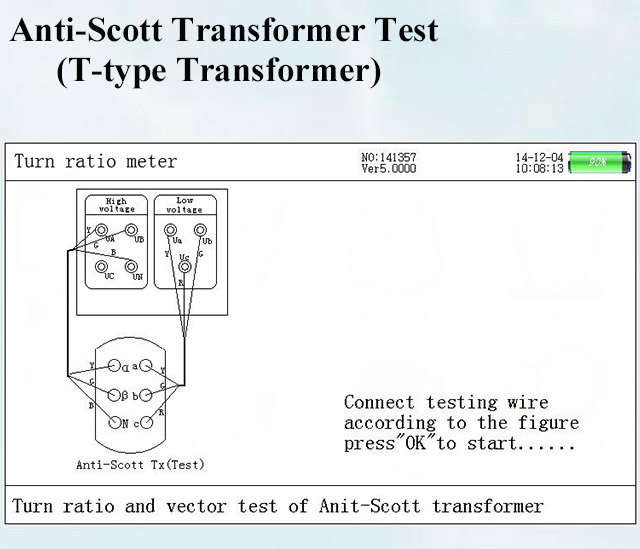 Ang transpormer ay lumiliko ratio tester