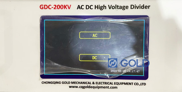 200KV Multifunctional AC DC High -Pressure Separator