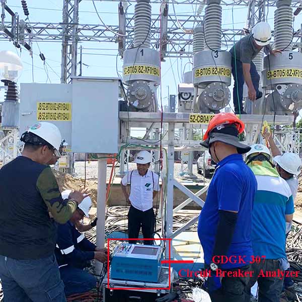Matagumpay na nakumpleto ang pagtanggap ng NGCP sa GDGK-307 Broken Circuit Breaker Analyzer