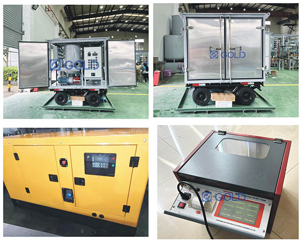 ZJA-3KY 3000L/H Transformer Purifier at GDYJ-502A 80KV Transformer Oil BDV Tester ay handa nang magdala