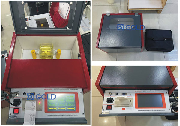 GDYJ-502A 80KV Transformer Oil BDV Tester Handa para sa Pagpapadala