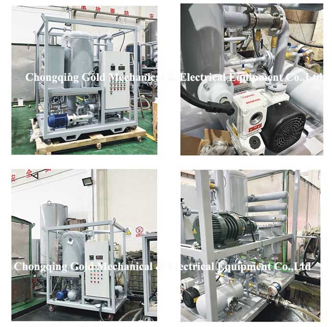 ZJA-3KY 3000L/H Transformer Oil Purification Machine Handa para sa Pagpapadala