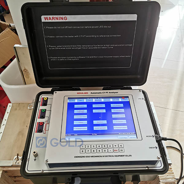 GDVA-405 Awtomatikong CT PT Tester Security Regulation