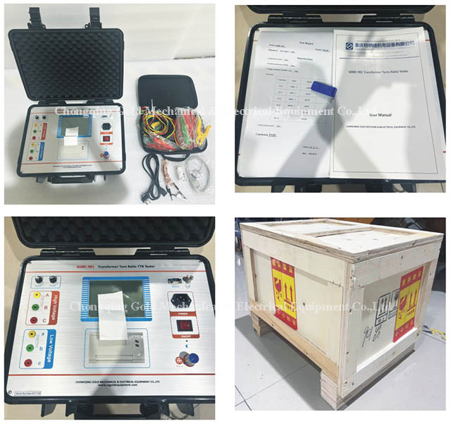 Chongqing Gold GDBC-901 Single-Phase Transformer TTR Tester ay handa nang ipadala