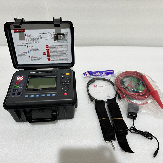 GD-3045E 10KV Insulation Resistance Tester Handa para sa Pagpapadala