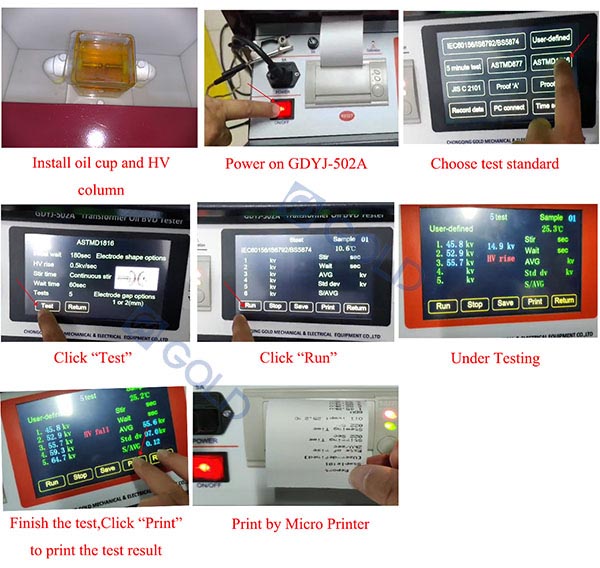 Transformer Oil BDV Tester