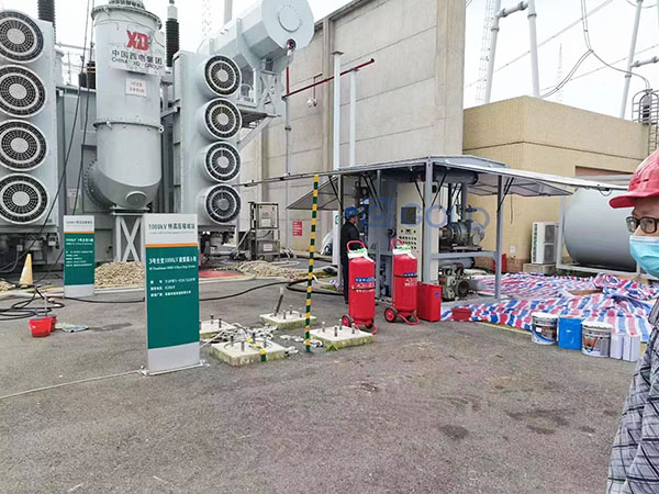 Chongqing Jin Zja-12ky 12000L / H Transformer Purifier Adopts 1000KV Ultra High Voltage (UHV) Substation sa China