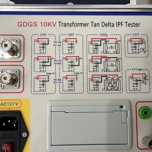 GDGS Awtomatikong Transformer IPF Insulation Power Factor Tester, Transformer Tan Delta Tester