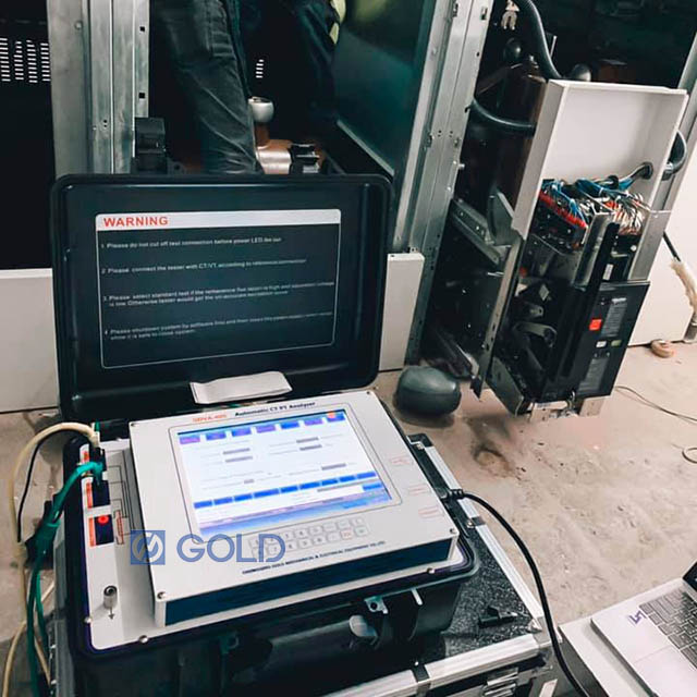 Ang prinsipyo ng mababang pamamaraan ng dalas ay ginagamit upang masukat ang mga katangian ng pampasigla ng kasalukuyang transpormer