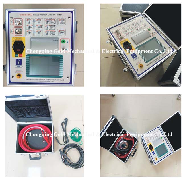 GDGS 12KV Transformer Tan Delta IPF Insulation Power Factor Tester Handa para sa Pagpapadala