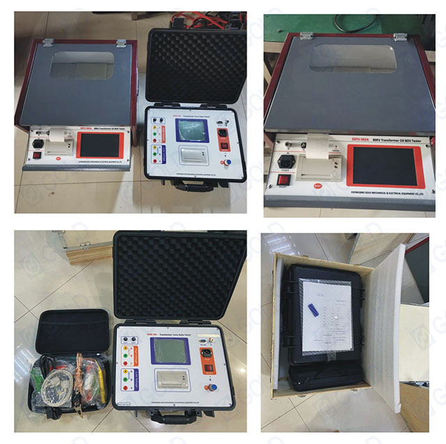 GDYJ-502A 80KV transpormer oil BDV Tester at GDBC-901 TTR tester handa na ipadala