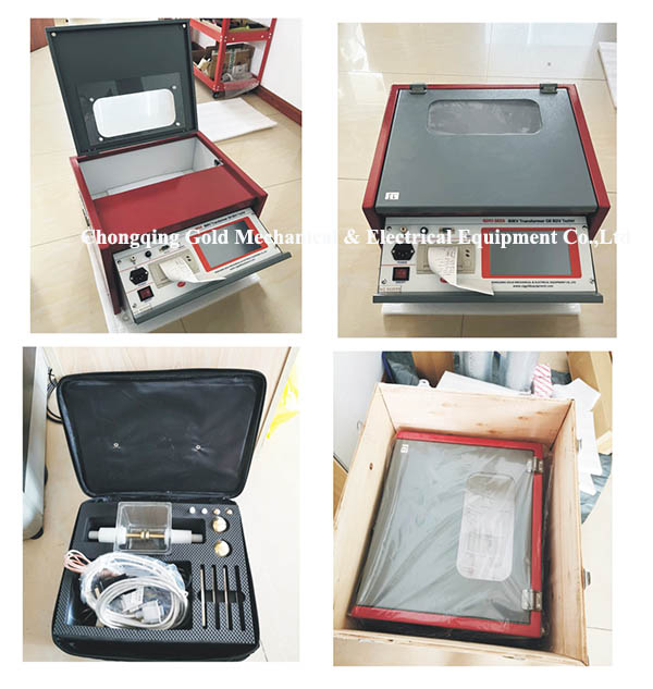 Gdyj-502a 80kv transpormer oil failure boltahe tester ay handa nang ipadala