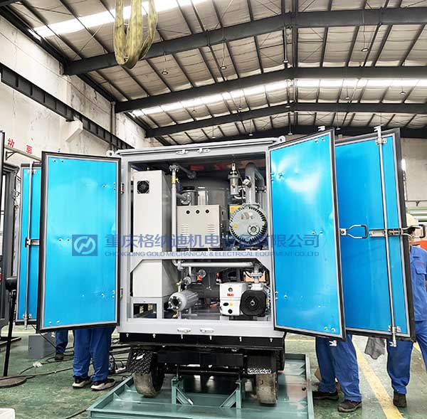 ZJA-5ky 5000L/H Double Stages Transformer Oil Purifier na may Trailer Handa Para sa Pagpapadala