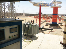Frequency Conversion Series Resonance AC Hipot Test System 500kv GIS Switch Equipment 