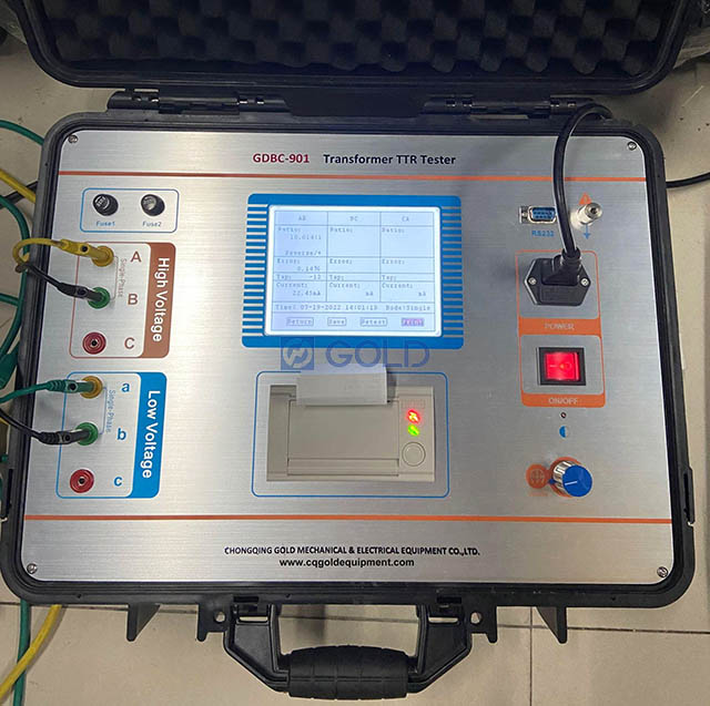 Ang GDBC-901 Transformer TTR tester ay handa nang ipadala