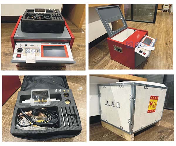GDYJ-502A Transformer Oil Breakdown Voltage BDV Tester Handa Para sa Pagpapadala