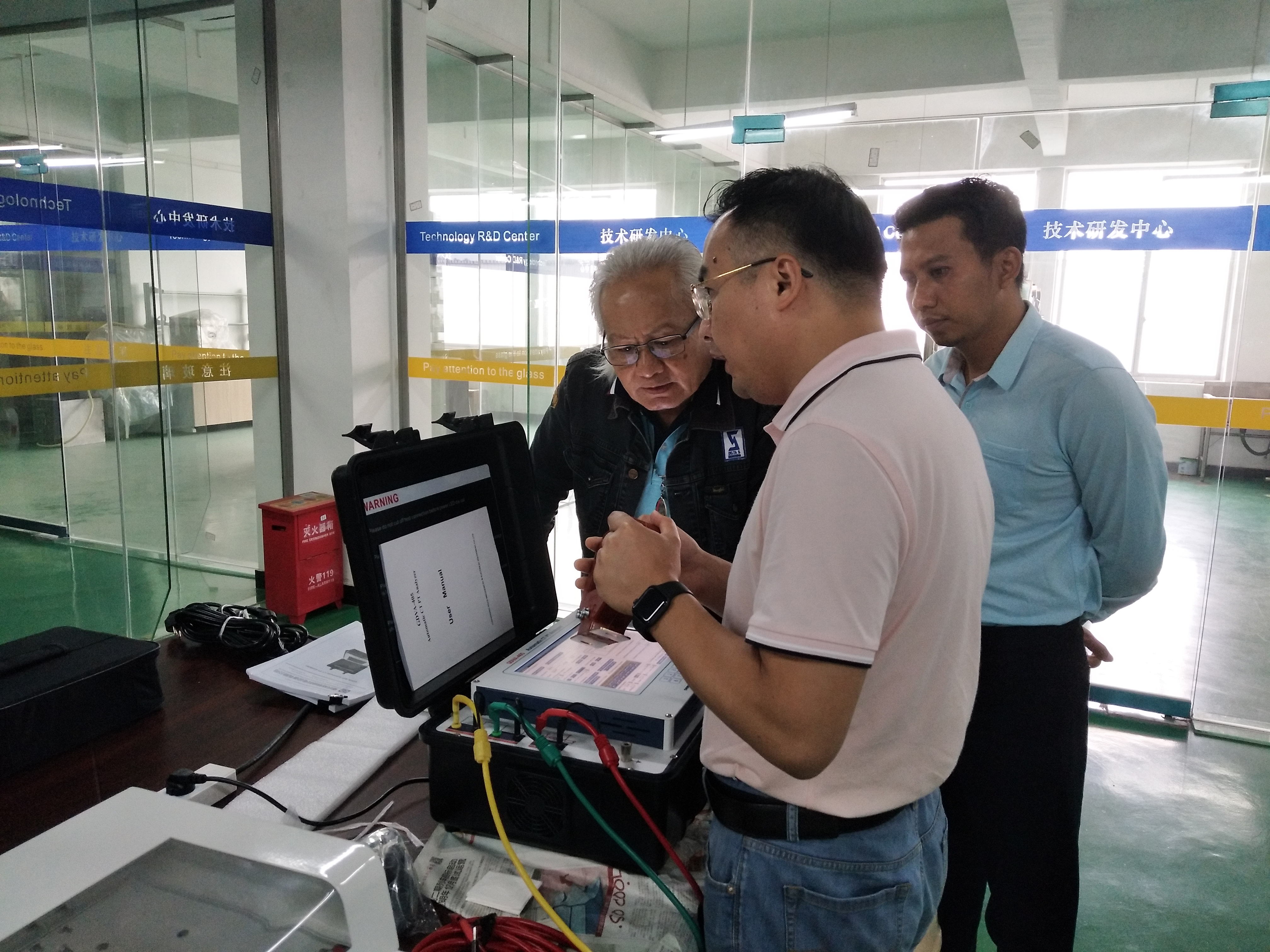 Ang mga customer mula sa Thailand ay muling binisita ang ginto para sa pagsasanay